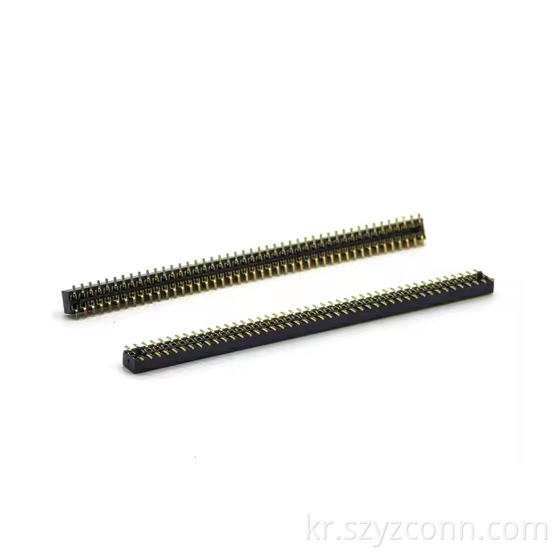 1.27mm Pitch Female Header Dual Row SMT With Inside Post H2.1mm 245P (3)